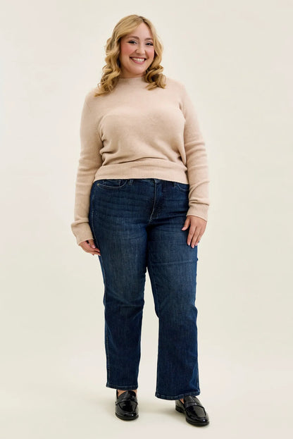 Kimberly Classic Straight Jean (Petite) - PLUS