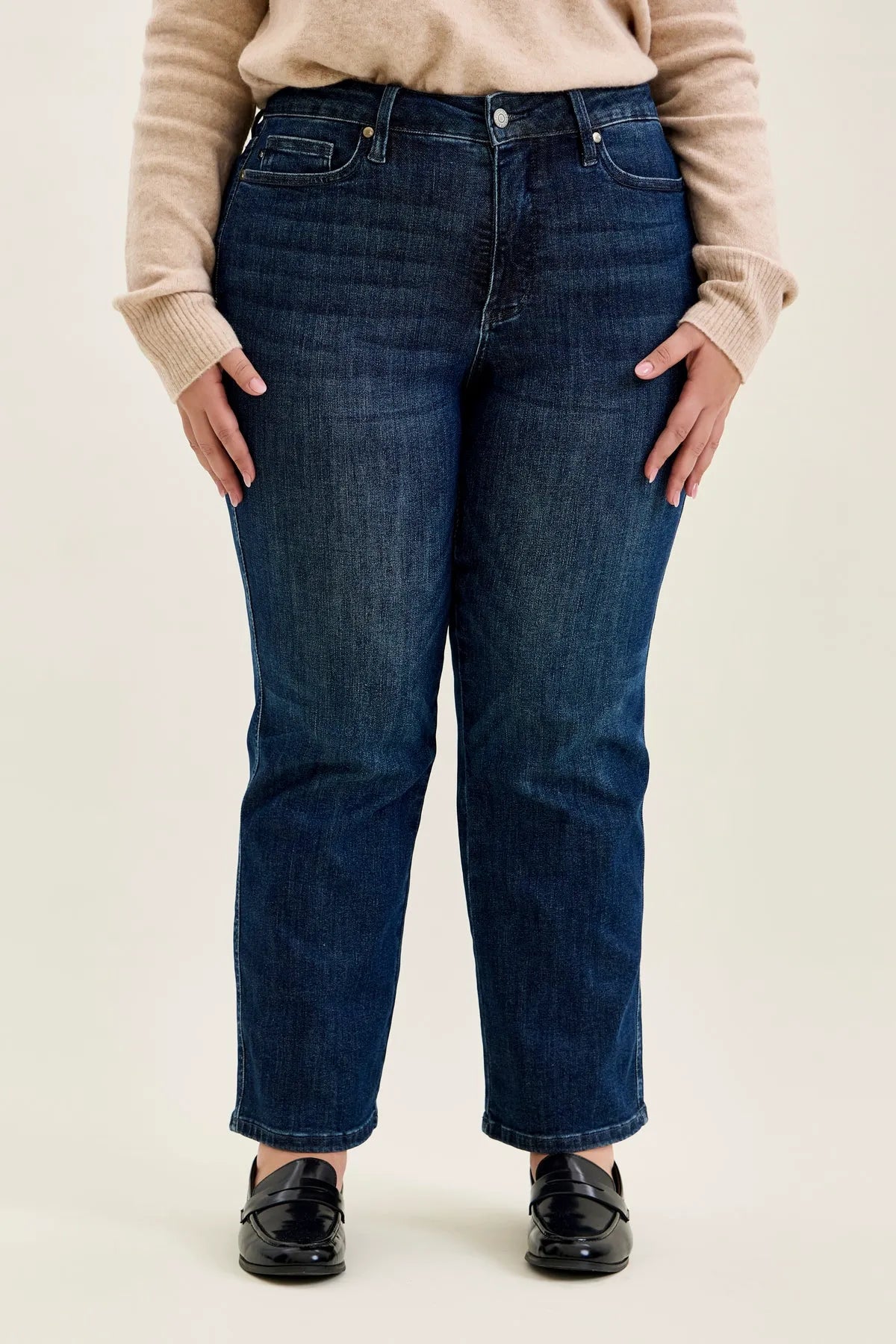 Kimberly Classic Straight Jean (Petite) - PLUS