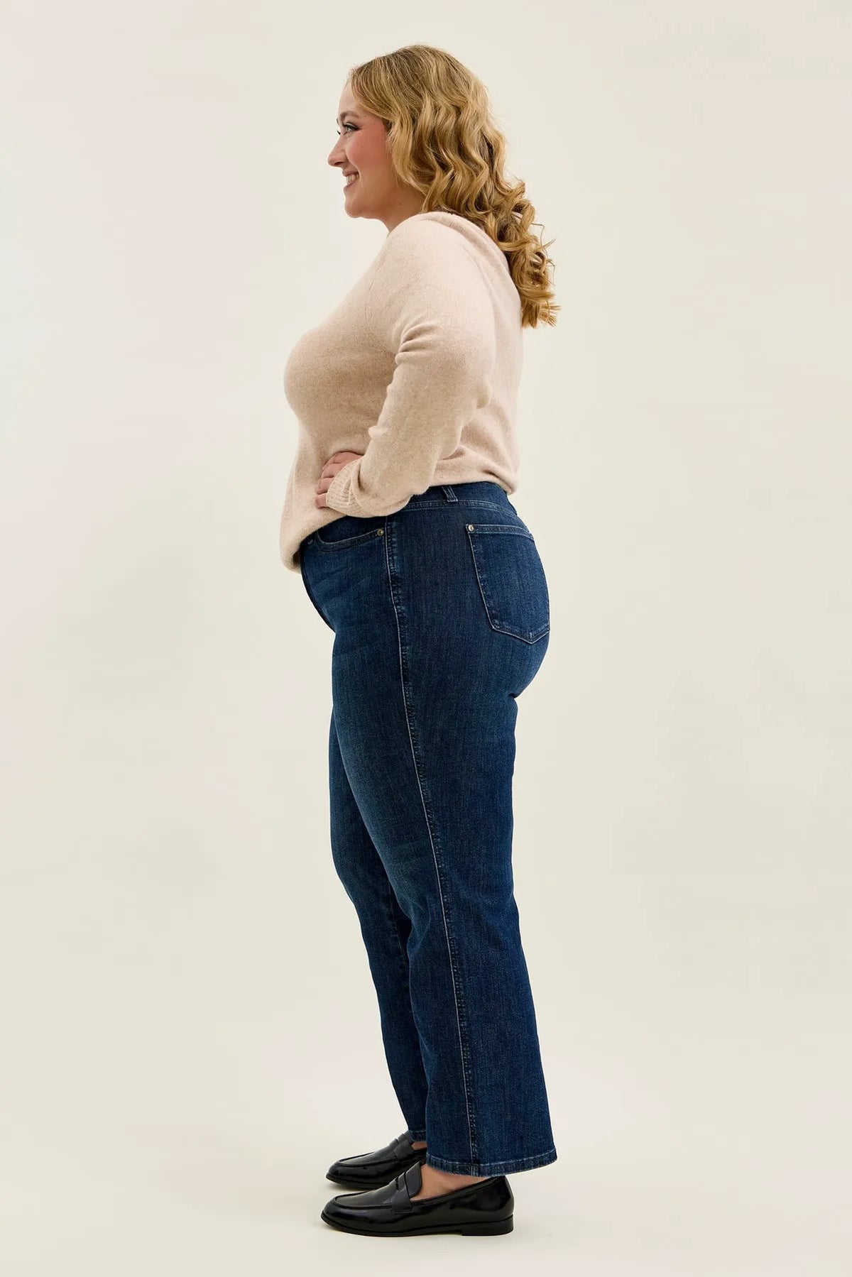 Kimberly Classic Straight Jean (Petite) - PLUS