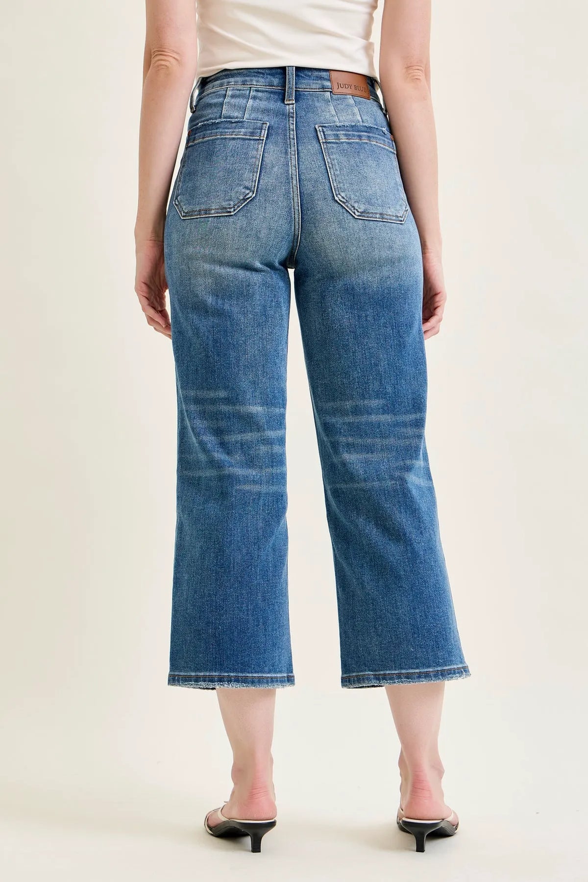 Lux Utility Pockets Cropped Wide Leg