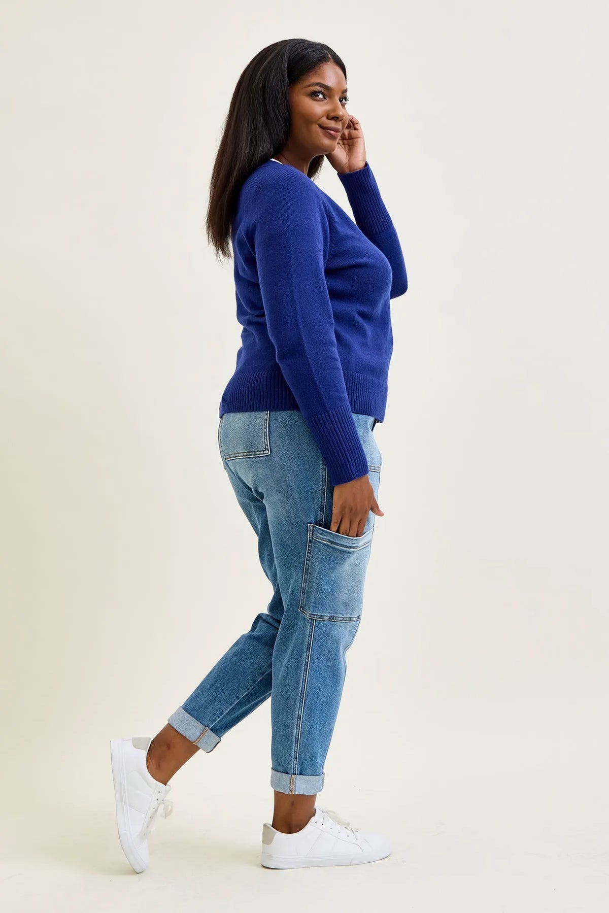 Cami Cuffed Cargo Joggers - PLUS