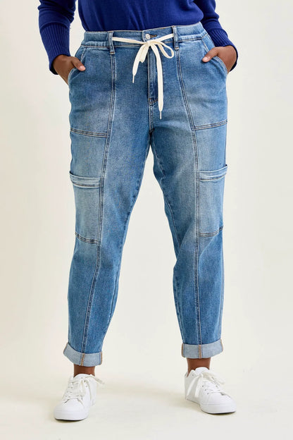 Cami Cuffed Cargo Joggers - PLUS