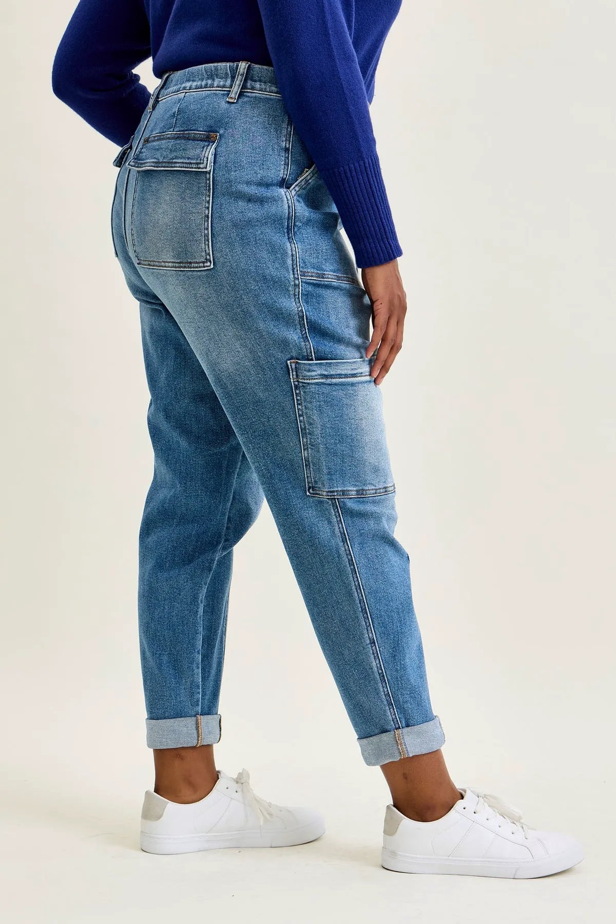 Cami Cuffed Cargo Joggers - PLUS
