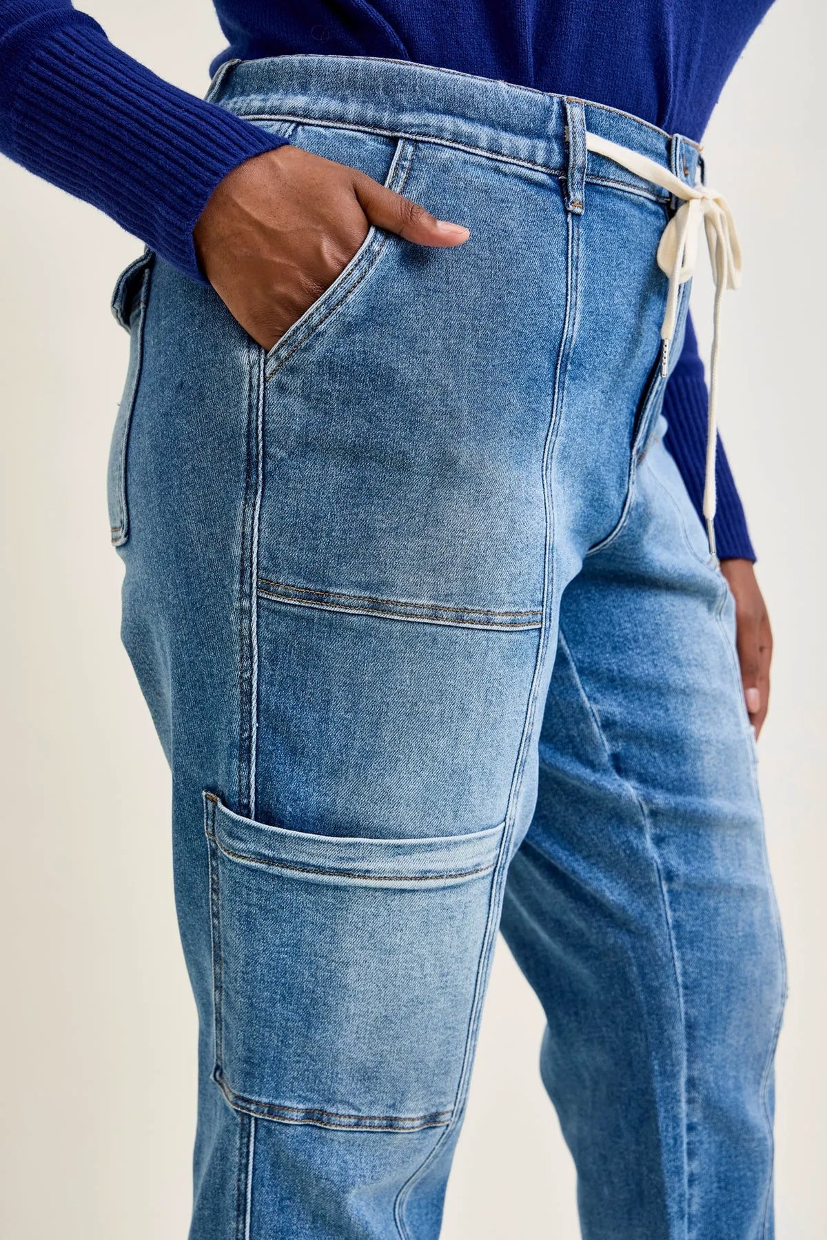 Cami Cuffed Cargo Joggers - PLUS