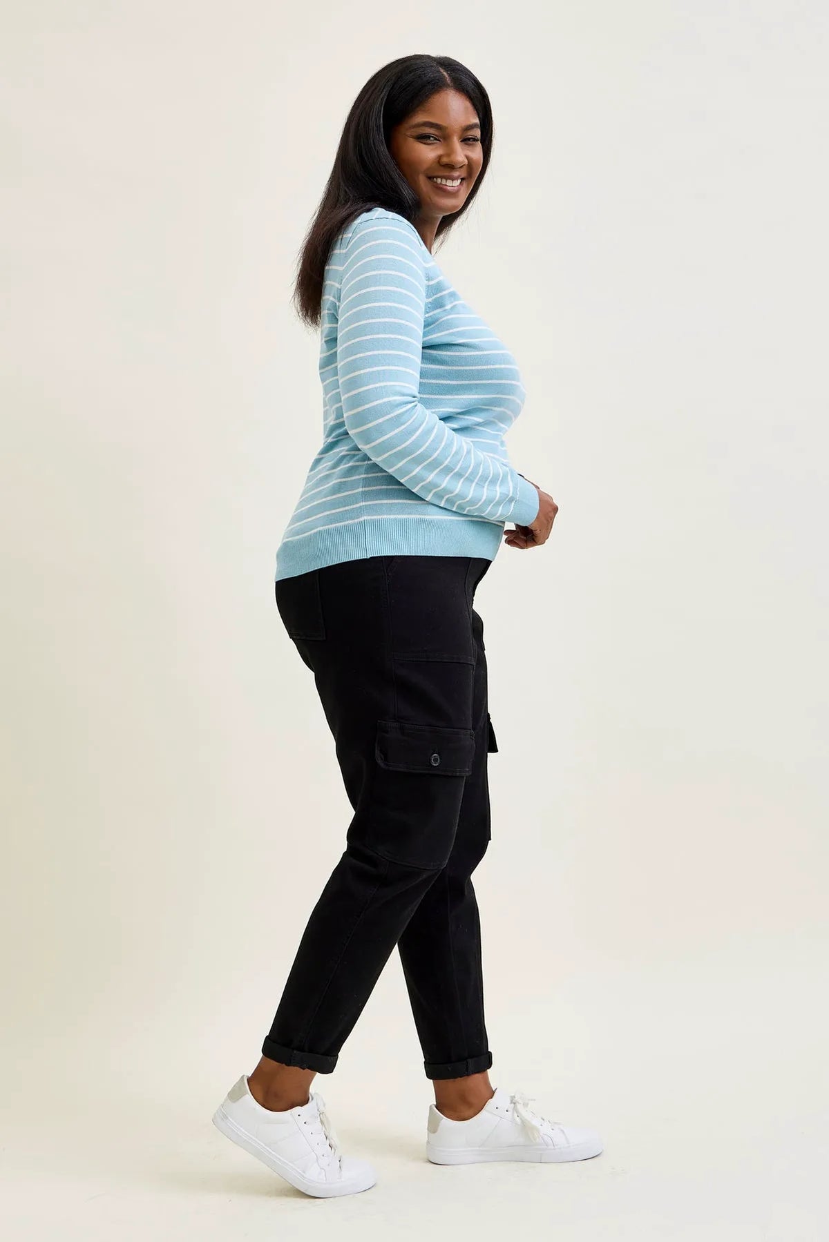 Cami Cuffed Cargo Joggers - PLUS