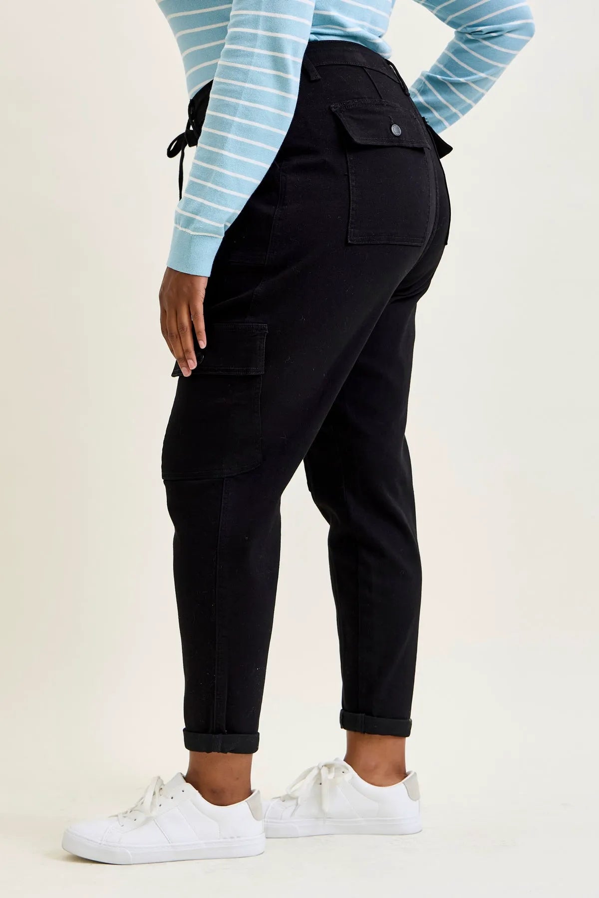 Cami Cuffed Cargo Joggers - PLUS