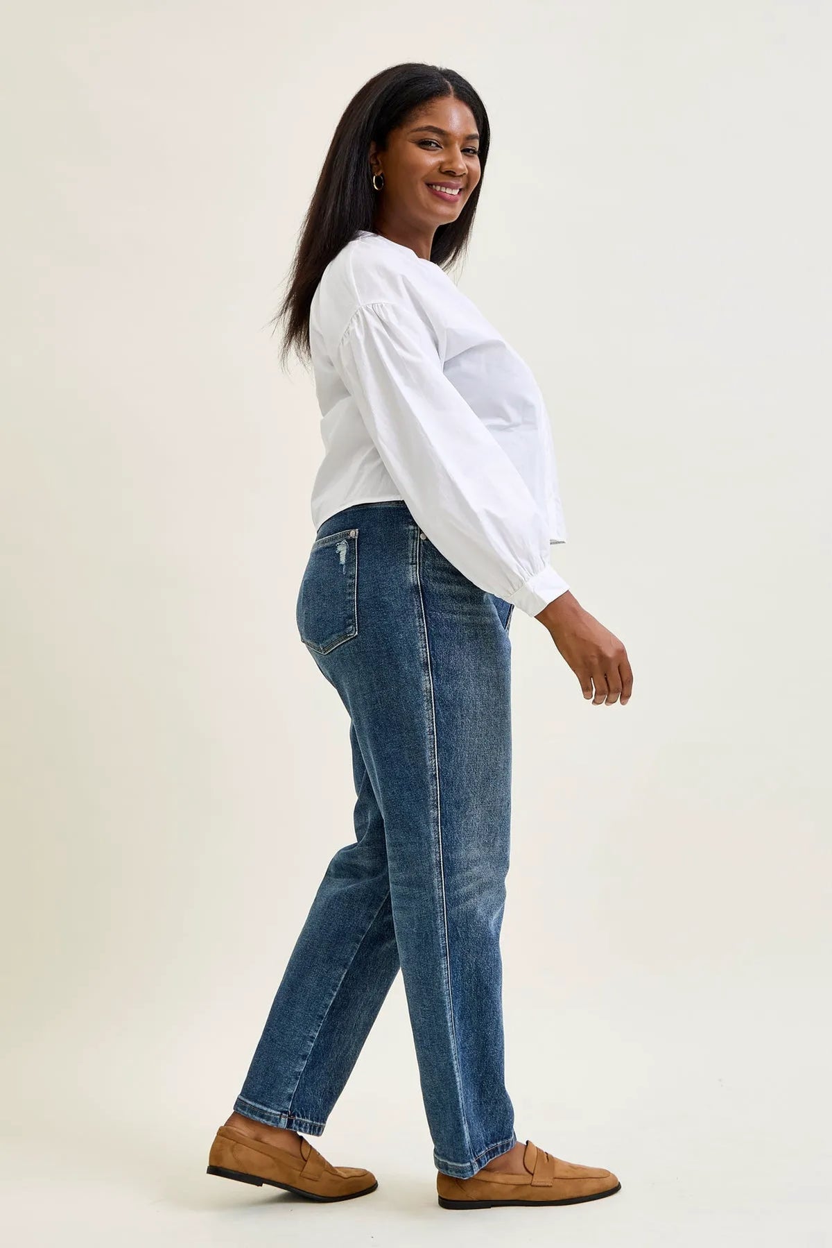 Kimberly Rigid Magic Straight Jeans - PLUS