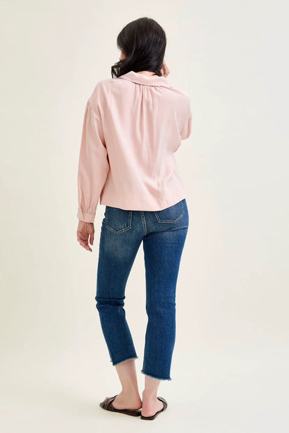 Amy Dark Wash Kick Flare