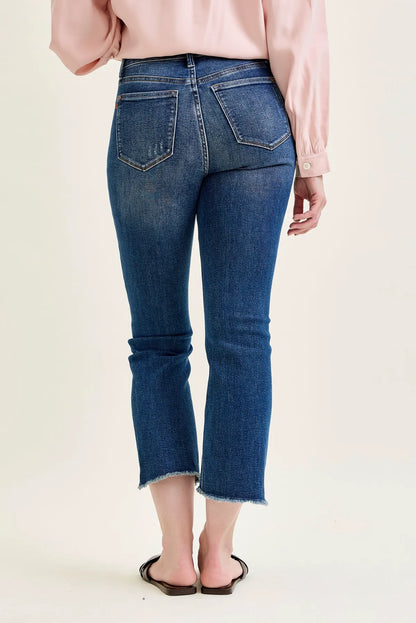 Amy Dark Wash Kick Flare