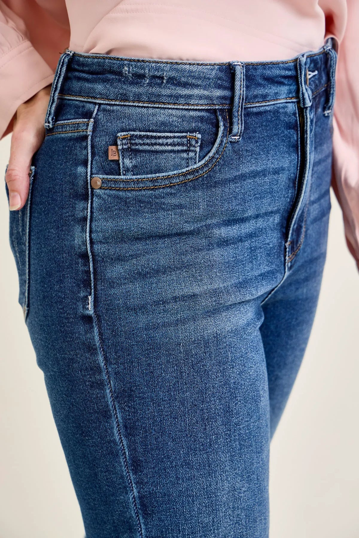 Amy Dark Wash Kick Flare